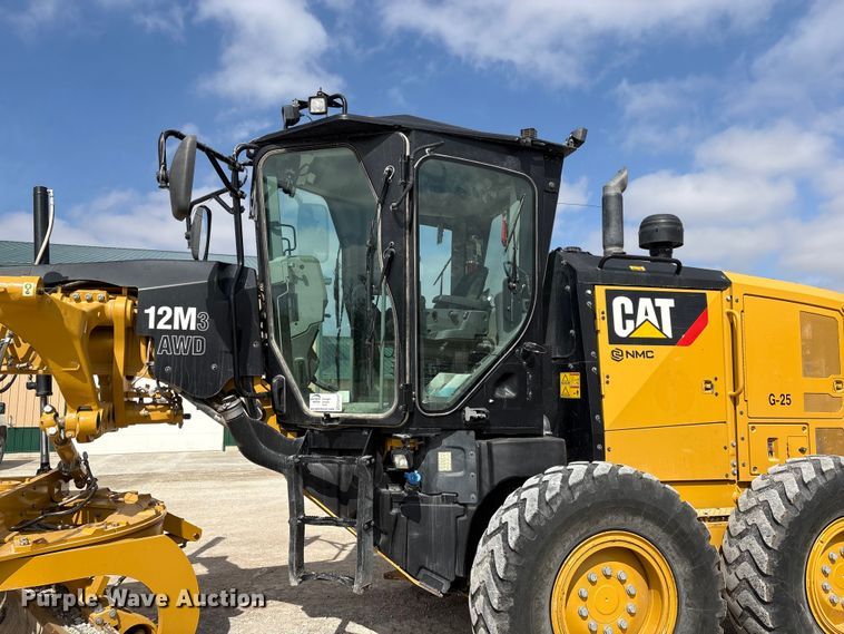 image for item FG2727 2018 Caterpillar 12M3 AWD motor grader