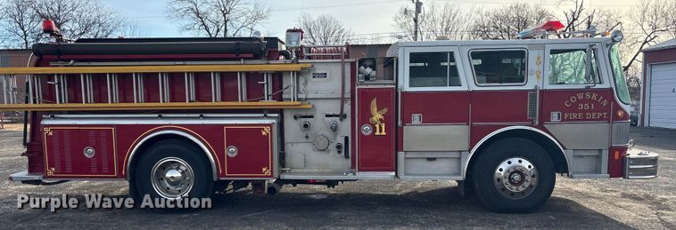 image for item FI0137 1985 Hahn HCP17 pumper fire truck