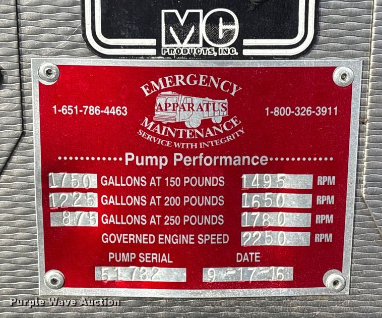 image for item FI0137 1985 Hahn HCP17 pumper fire truck