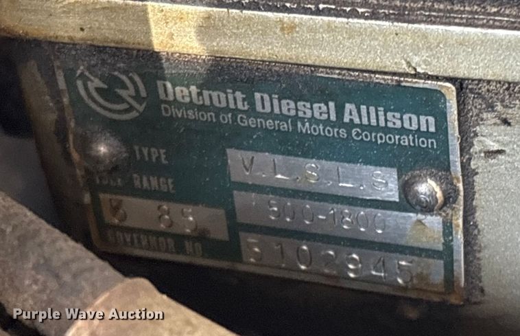 image for item FI0137 1985 Hahn HCP17 pumper fire truck