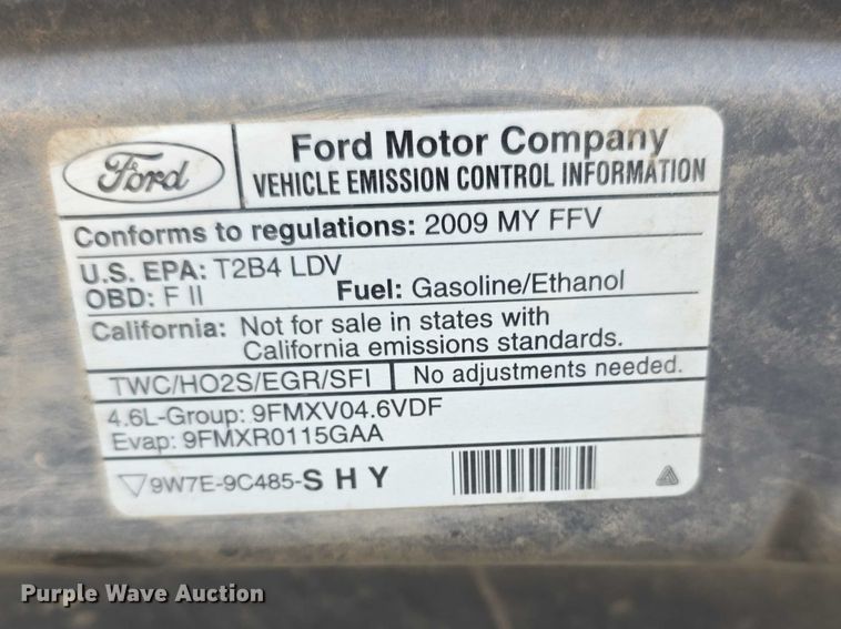 image for item FI0915 2009 Ford Crown Victoria Police Interceptor 