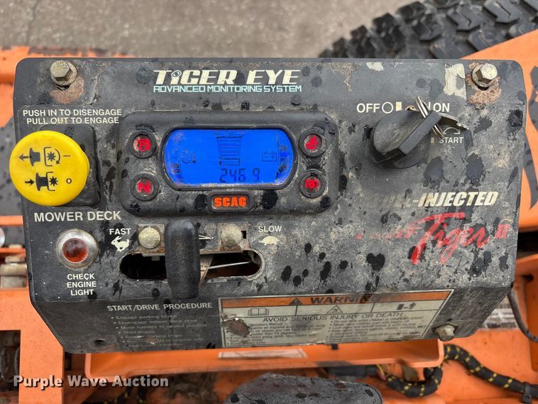 image for item FK1234 Scag Turf Tiger ZTR lawn mower