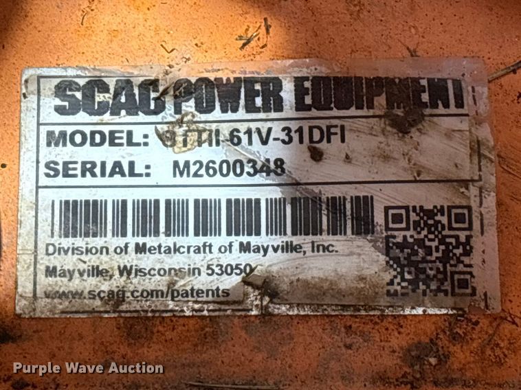 image for item FK1234 Scag Turf Tiger ZTR lawn mower