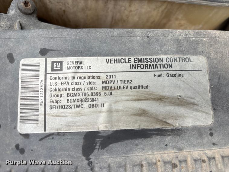 image for item FK1240 2011 Chevrolet Silverado 2500HD Crew Cab pickup truck