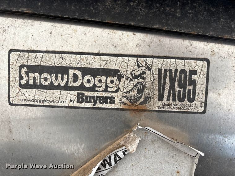 image for item FK1243 Buyers Salt Dogg VX95 snow plow