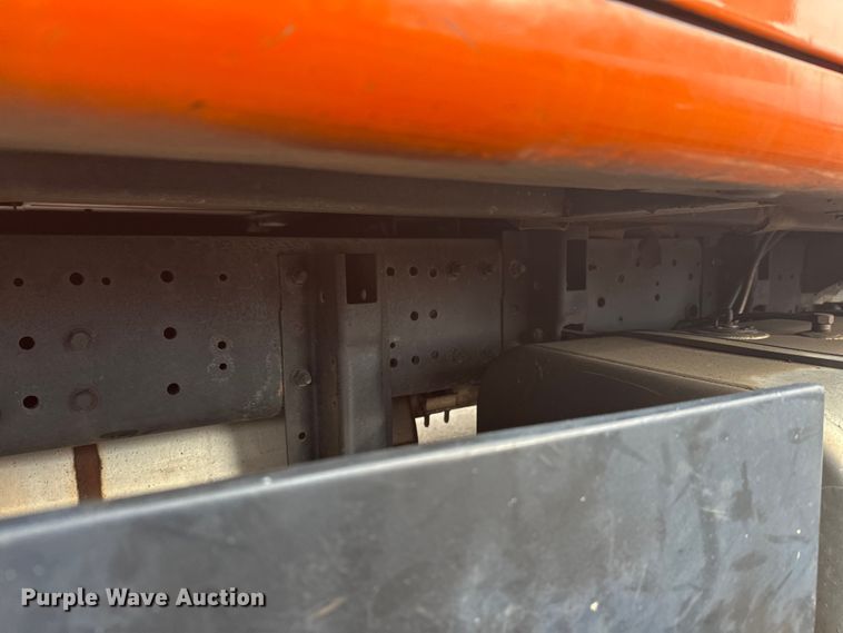 image for item FK1581 2002 International 4700 Low Profile Crew Cab flatbed truck