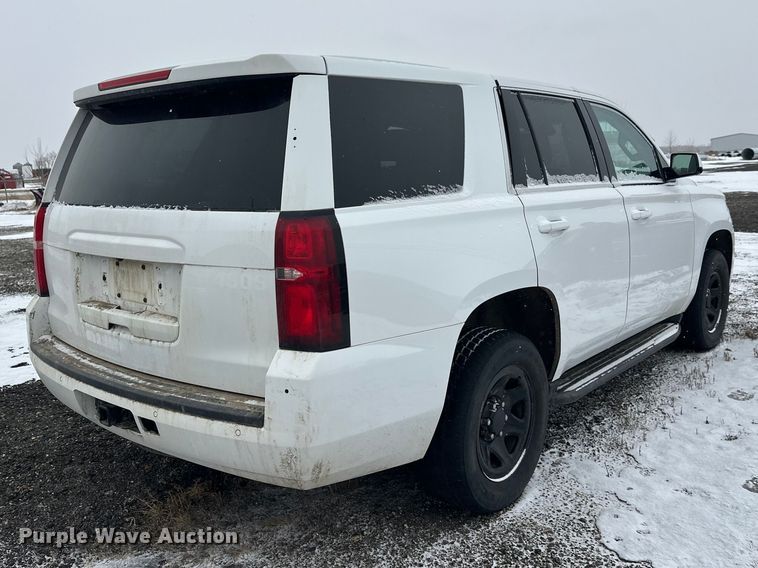 image for item FK1778 2020 Chevrolet Tahoe Police SUV