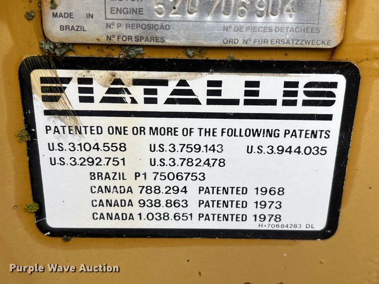 image for item JL9569 Fiat Allis FG75 motor grader