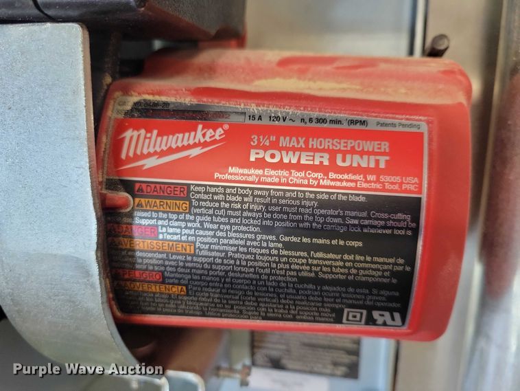 image for item NK9755 Milwaukee panel saw