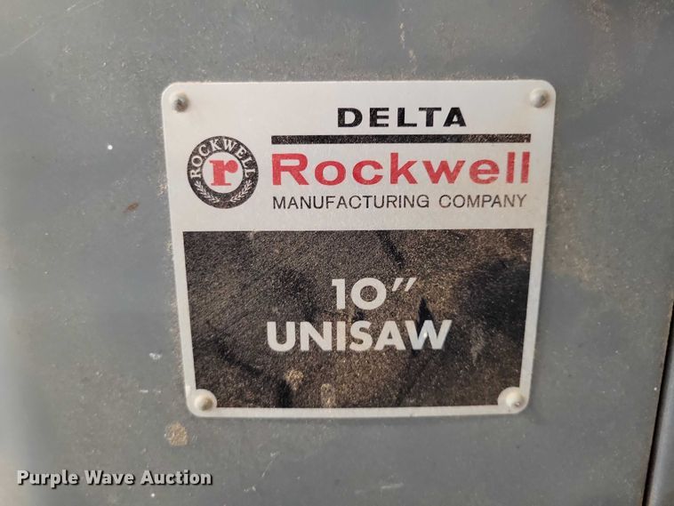 image for item NK9759 Delta Rockwell table saw