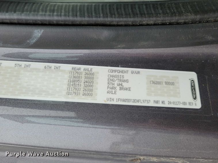 image for item NK9854 2014 Freightliner 108SD dump truck