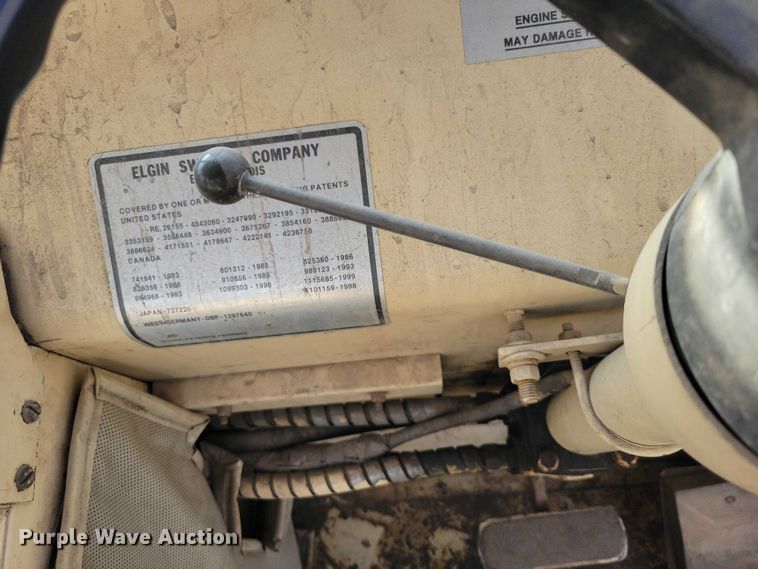 image for item NK9858 1983 Elgin Pelican Premier street sweeper truck