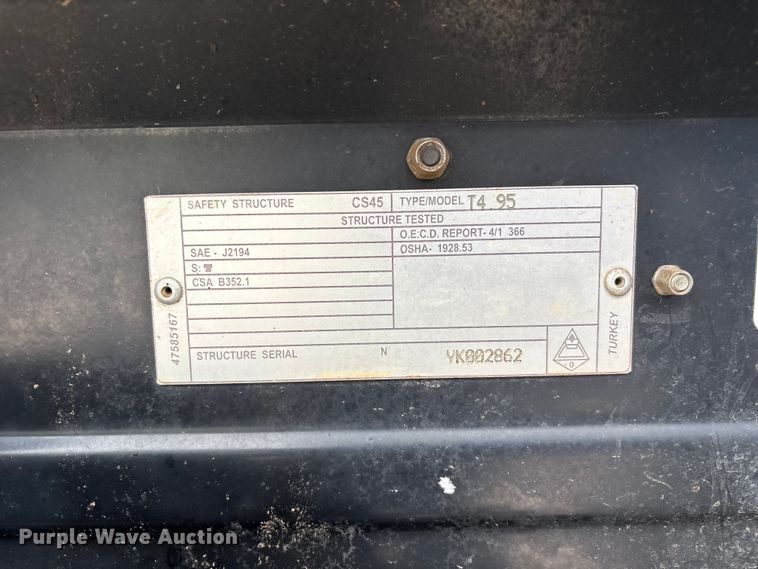 image for item DT0043 2015 New Holland T4.95 MFWD tractor