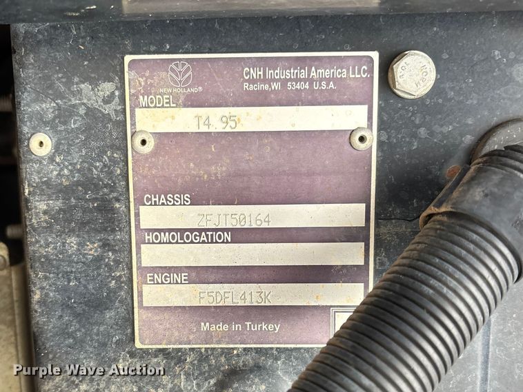 image for item DT0043 2015 New Holland T4.95 MFWD tractor