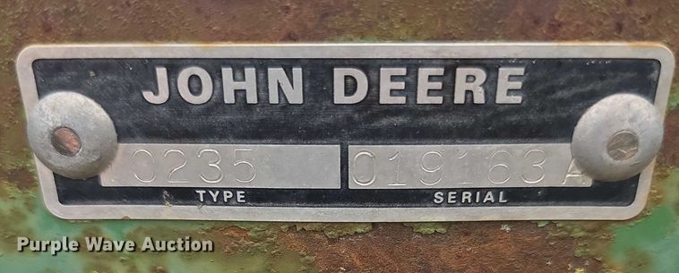 image for item DZ3957 John deere  235 double off-set disk