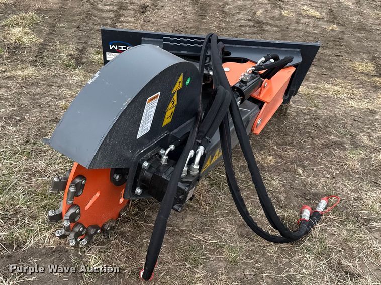 image for item DZ4340 2025 WIG skid steer stump grinder