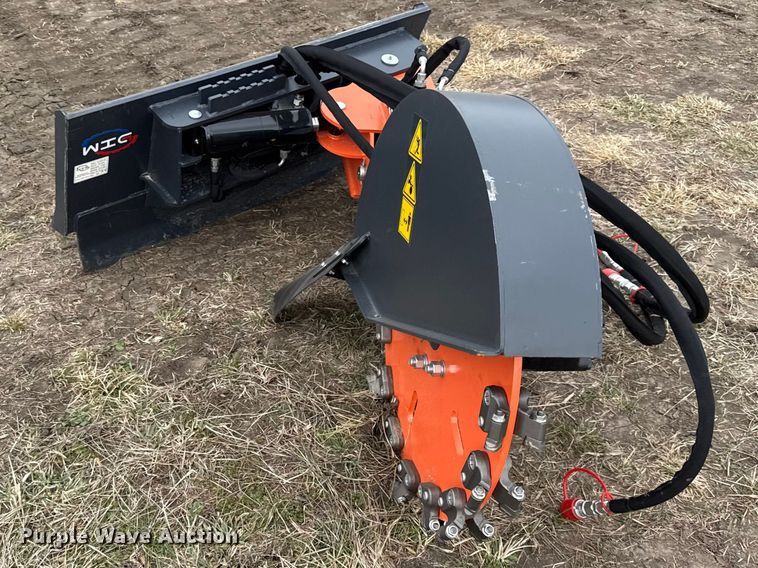 image for item DZ4340 2025 WIG skid steer stump grinder