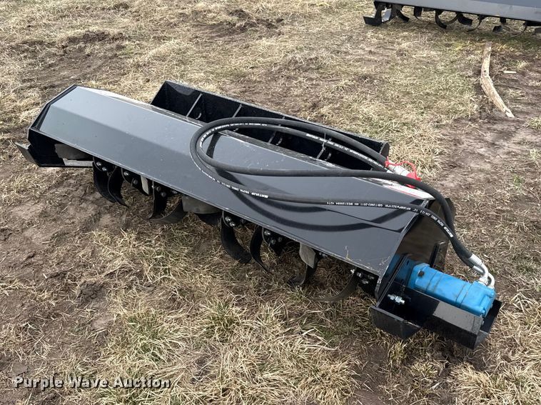 image for item DZ4345 2025 Mower King skid steer tiller