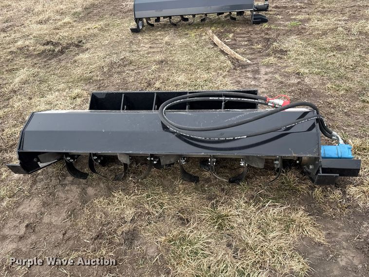 image for item DZ4345 2025 Mower King skid steer tiller