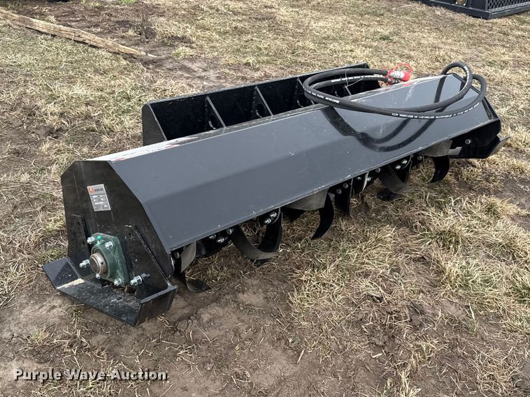 image for item DZ4345 2025 Mower King skid steer tiller