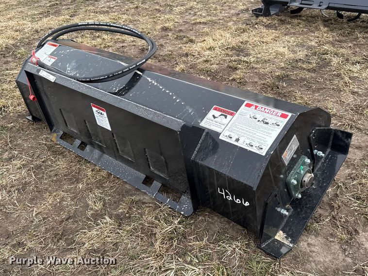 image for item DZ4345 2025 Mower King skid steer tiller