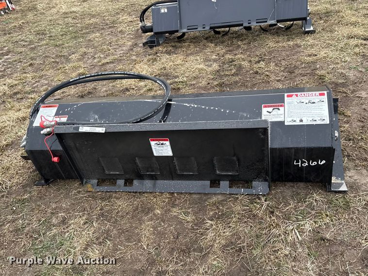 image for item DZ4345 2025 Mower King skid steer tiller