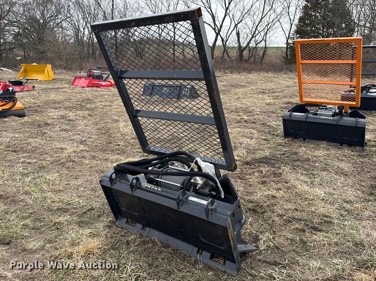 image for item DZ4348 Land Honor skid steer winch