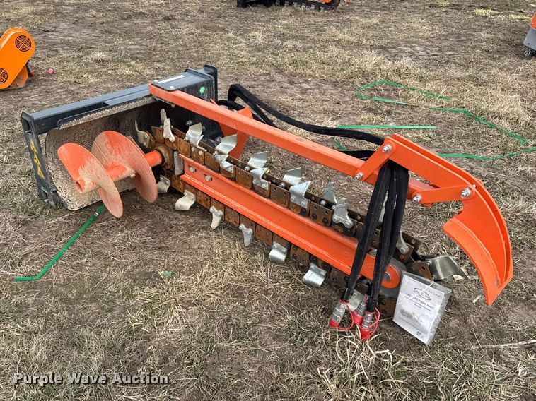 image for item DZ4353 2025 WIG XN-KG01-48 skid steer trencher