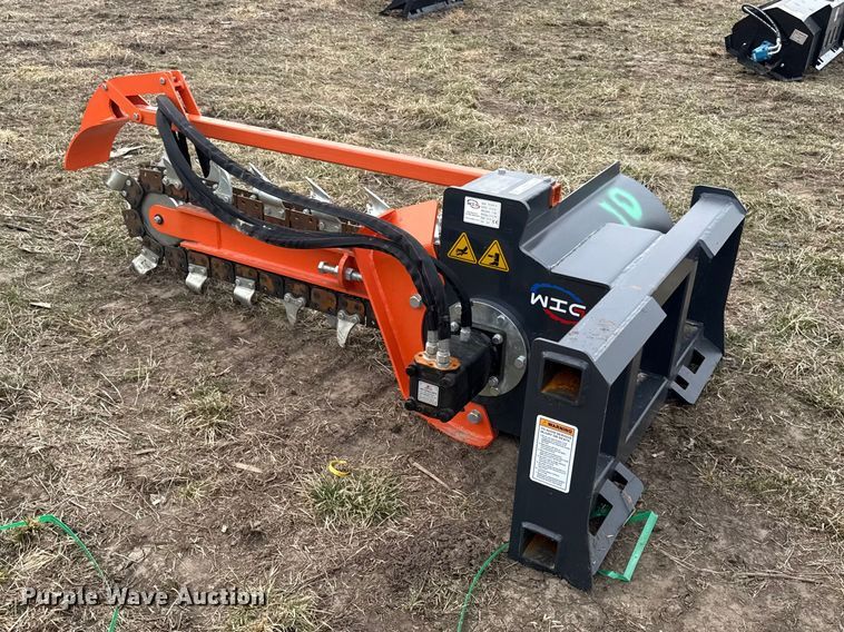 image for item DZ4353 2025 WIG XN-KG01-48 skid steer trencher