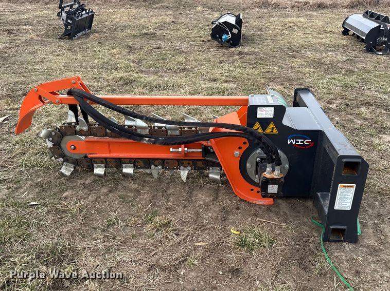 image for item DZ4353 2025 WIG XN-KG01-48 skid steer trencher