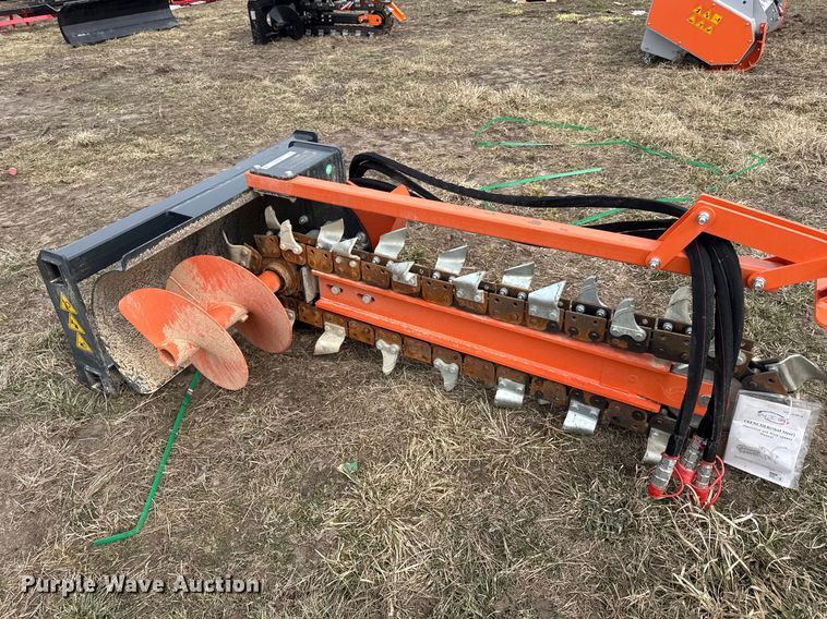 image for item DZ4353 2025 WIG XN-KG01-48 skid steer trencher