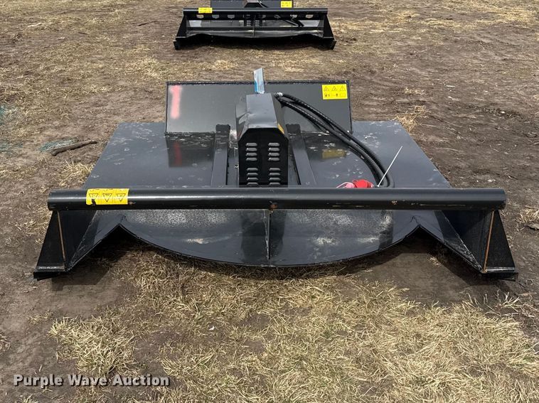 image for item DZ4357 2025 Mower King skid steer brush mower