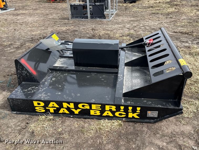 image for item DZ4357 2025 Mower King skid steer brush mower