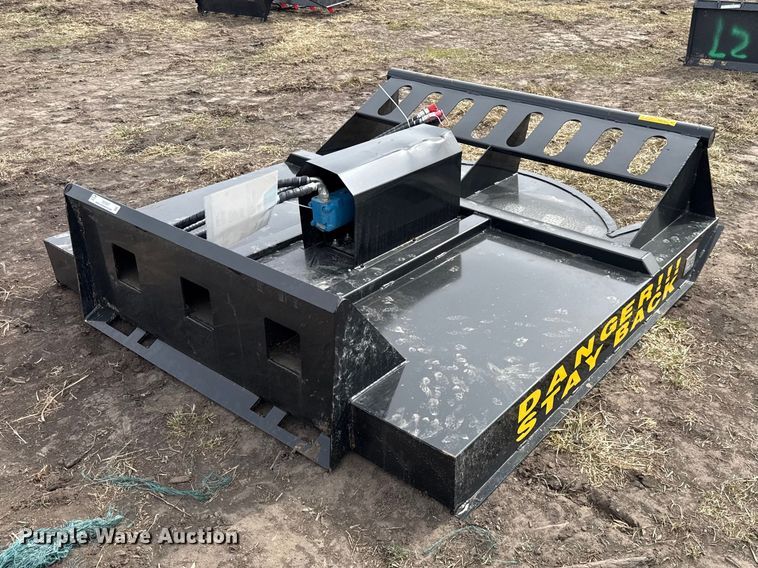 image for item DZ4357 2025 Mower King skid steer brush mower