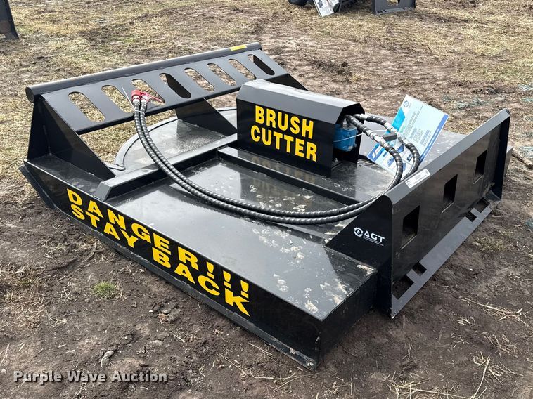 image for item DZ4357 2025 Mower King skid steer brush mower