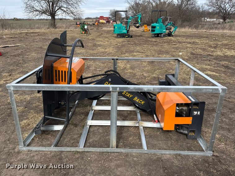 image for item DZ4359 2025 Land Honor ABC-13-125A skid steer boom mower