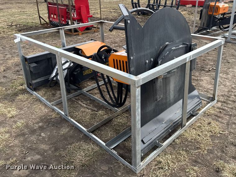 image for item DZ4359 2025 Land Honor ABC-13-125A skid steer boom mower