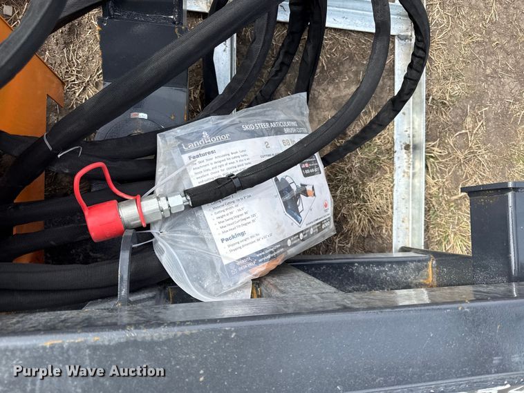 image for item DZ4359 2025 Land Honor ABC-13-125A skid steer boom mower