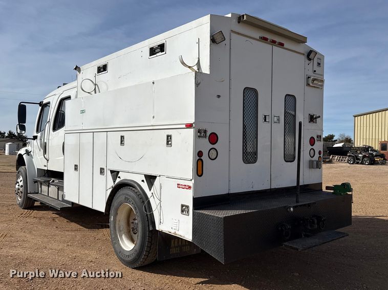 image for item DZ5029 2009 Freightliner Business Class M2 Crew Cab utility / service truck