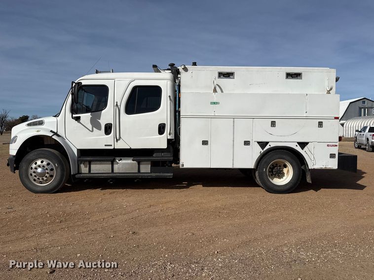 image for item DZ5029 2009 Freightliner Business Class M2 Crew Cab utility / service truck