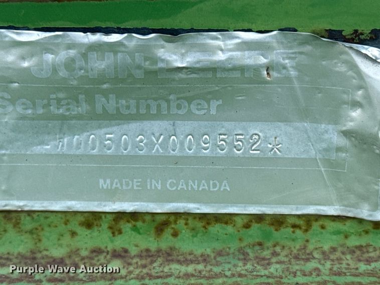 image for item DZ5249 John Deere 503 rotary mower