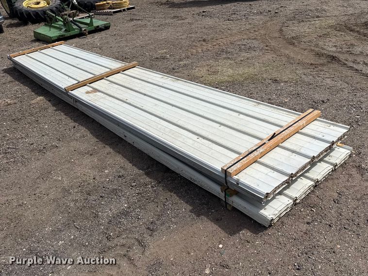 image for item DZ5258 (100) sheets of metal siding/roofing