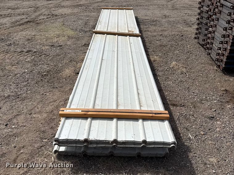 image for item DZ5258 (100) sheets of metal siding/roofing