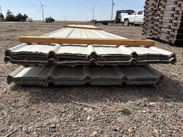 image for item DZ5258 (100) sheets of metal siding/roofing