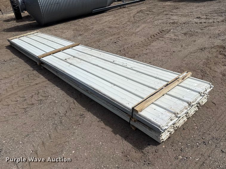 image for item DZ5259 (100) sheets of metal siding/roofing