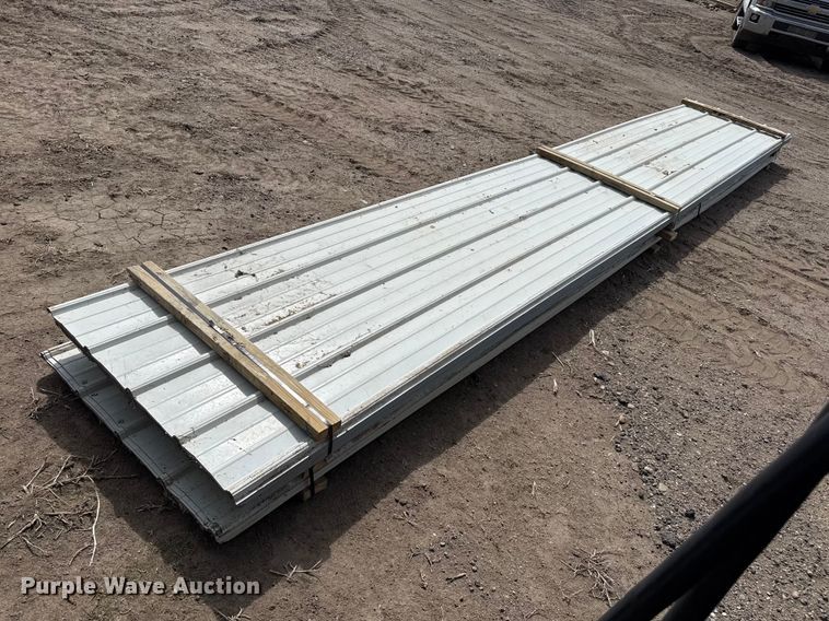 image for item DZ5259 (100) sheets of metal siding/roofing