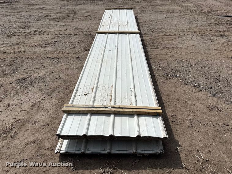 image for item DZ5259 (100) sheets of metal siding/roofing