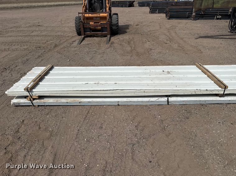 image for item DZ5259 (100) sheets of metal siding/roofing