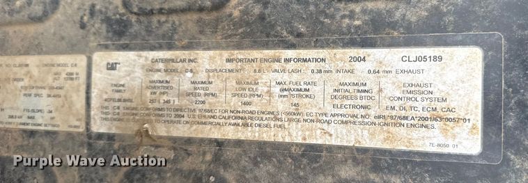 image for item EE3444 2004 RoGator 1264 sprayer