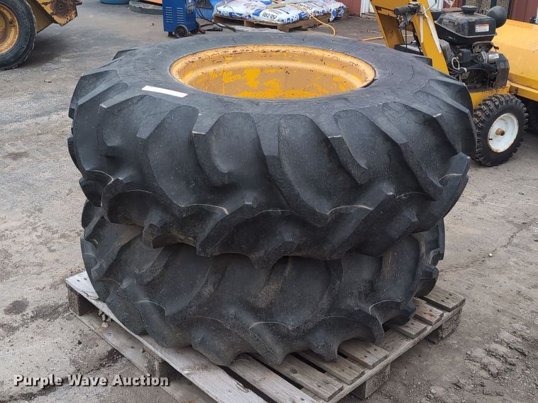 image for item EG2721 (2) Goodyear Dyna Torq II 16.9-24 tires